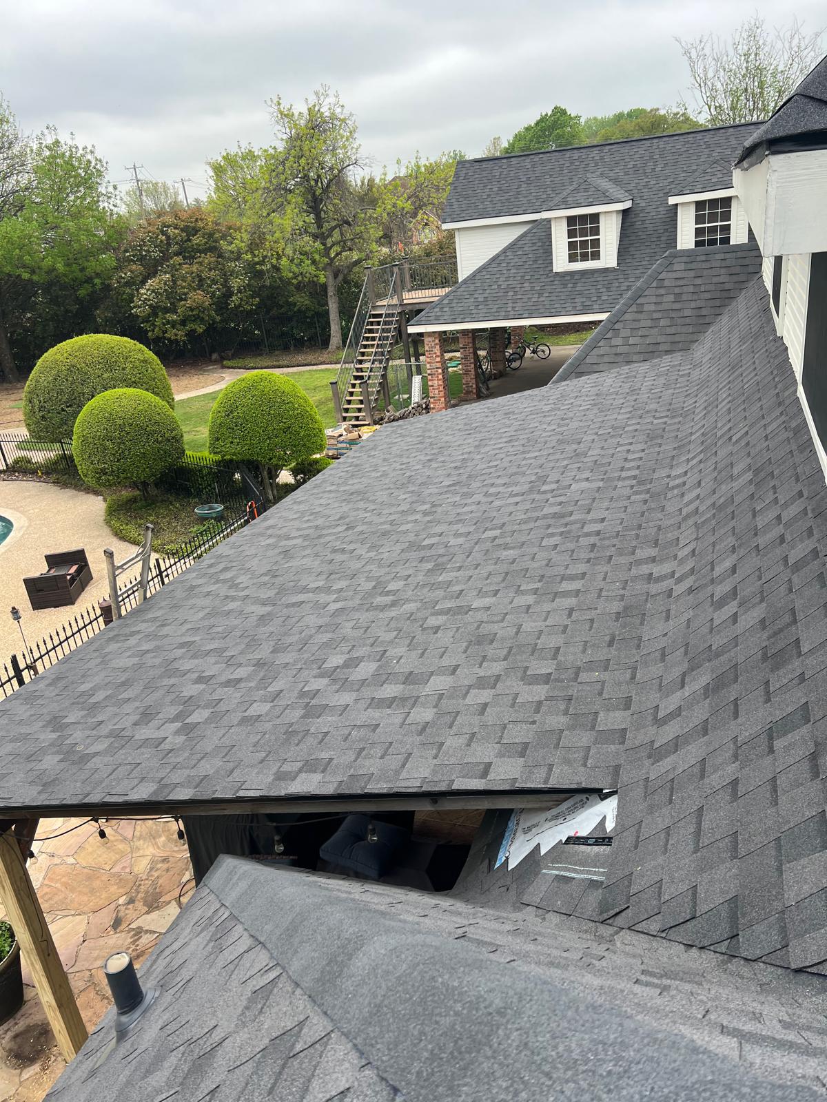 Roof detail for patio cover 27